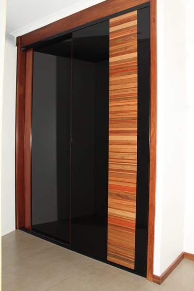 Multi Timber Slat Bedroom Sliding Doors