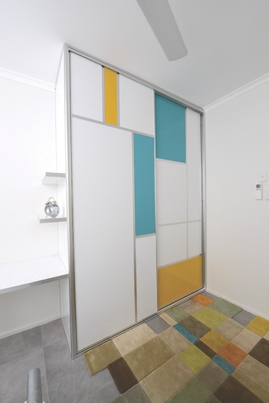 Mondrian Inspired Wardrobe Doors
